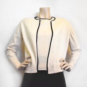 Vintage Chanel Boutique Cashmere Sweater Set Twin